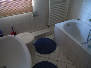 Badezimmer der Ferienwohnung Filia